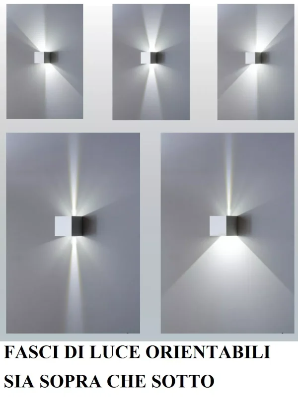 Lampada applique CUBO con LED integrato, ISYLUCE